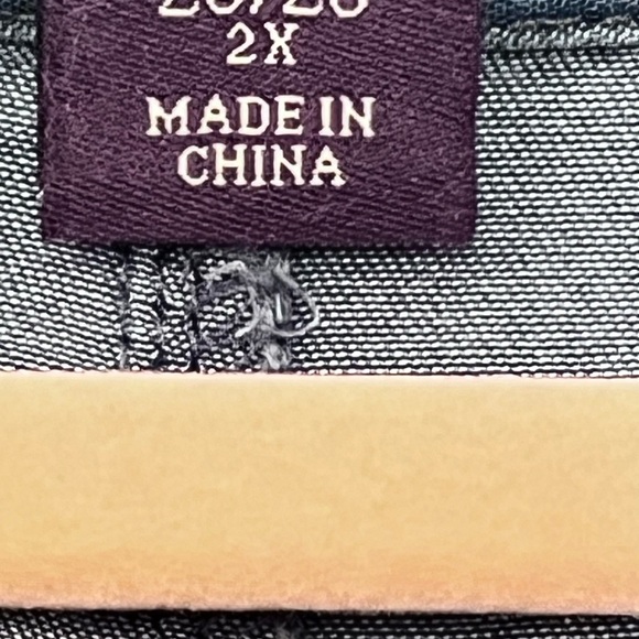 Blue Denim Ruffle Sleeve Top - Picture 2 of 2